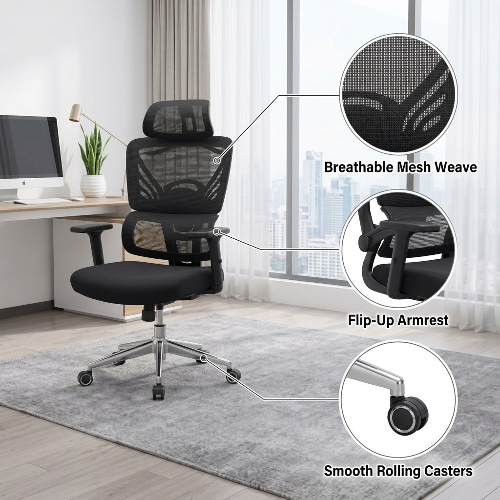 High Back Ergonomic Office Seat Kenya