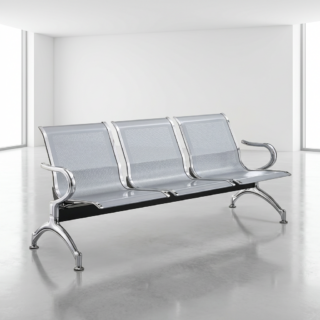 3-Link Normal Gauge Non-Padded Waiting Bench Nairobi Kenya