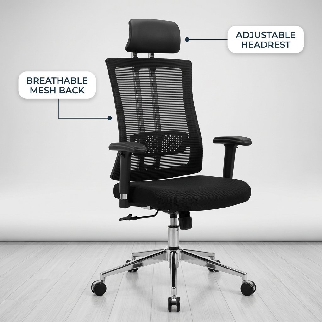 Orthopedic office seat in Kenya